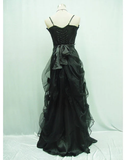 Sexy Spaghetti Straps Evening Dress Beading Prom Dress HZ1024