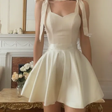 Elegant Straps A line Party Dress Homecoming Dresses HZ1024