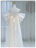 Vintage Mermaid Short Sleeves White Long Wedding Dresses HZ1024