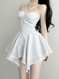 Unique A Line Spaghetti Straps Short 8th Grade Homecoming Dresses Hoco Dress HZ1024