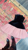 Cute A-Line Strapless Short Pink Velvet Homecoming Dress Birthday Outfit HZ1024