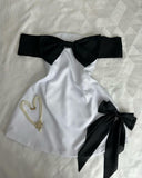 Vintage A line Off The Shoulder Black Short Homecoming Dress Party Dress HZ1024