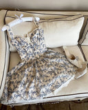 Simple A line Spaghetti Straps Lilac Short Ruffles Homecoming Dresses With Lace HZ1024