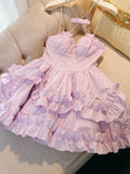 Cute Ball Gown Spaghetti Straps Pink Short Homecoming Dresses 18th Birthday Outfit HZ1024