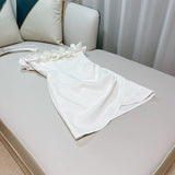 Sexy Sheath Off The Shoulder White Satin Short Homecoming Dresses 18th Birthday Outfit HZ1024