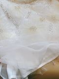 Modest A Line Strapless White Short Tulle Homecoming Dresses Party Dress HZ1024