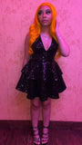 Sexy A line Halter Women Sequin Black Homecoming Dresses HZ1024