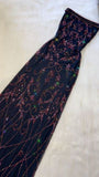 Gorgeous Sheath Strapless With Beads Long Tulle Prom Dresses Evening Dress HZ1024