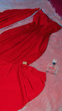 Vintage Mermaid One Shoulder Long Sleeve Red Prom Dresses Evening Gowns HZ1024