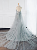 Pretty Mermaid High Neckline Sequin Long Prom Dresses Party Gown Evening Dress HZ1024