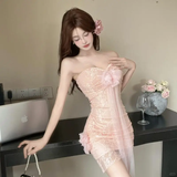 Pretty Mermaid Sweetheart Tulle Lace Short Homecoming Dress 18th Birthday Outfits HZ1024