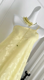 Pastel Yellow A Line One Shoulder Strap Chiffon Applique Short Homecoming Dress 17th Birthday Outfits HZ1024