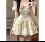 Chic A Line Off The Shoulder Satin Lace Short Homecoming Dress 17th Birthday Outfits HZ1024