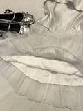Pretty A Line Strapless Satin Tulle Short Homecoming Dress 16th Birthday Outfits HZ1024