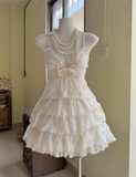 Princess A Line Spaghetti Straps Satin Lace Short Homecoming Dress 18th Birthday Outfits HZ1024