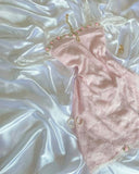 Sweet Pink A Line Spaghetti Straps Satin Lace Short Homecoming Dress 16th Birthday Outfits HZ1024