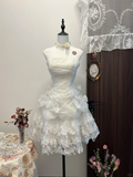 Princess A Line Strapless Satin Lace Beads Short Homecoming Dress 17th Birthday Outfits HZ1024