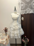Princess A Line Strapless Satin Lace Beads Short Homecoming Dress 17th Birthday Outfits HZ1024