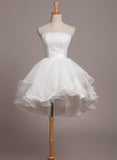Sweet 16th White Ball Gown Satin Tulle Lace Short Homecoming Dress Birthday Outfits HZ1024
