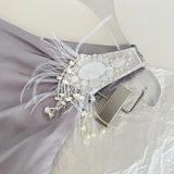 Chic Mermaid One Shoulder Satin Short Homecoming Dress 19th Birthday Outfits HZ1024