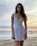 Chic A Line Spaghetti Straps Satin Short Homecoming Dress 18th Birthday Outfits HZ1024