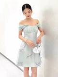 Simple A line Short Birthday Dress Satin Homecoming Dresses HZ1024