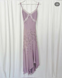 Classy A Line Spaghetti Straps Lilac Floral Chiffon Short Homecoming Dress 20th Birthday Outfits HZ1024