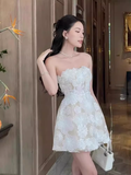 Elegant A Line Strapless 18th Birthday Dress Short Homecoming Dresses HZ1024