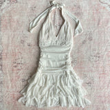 Elegant A Line Halter Chiffon Short Homecoming Dress 18th Birthday Outfits HZ1024