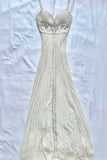 Pretty A Line Spaghetti Straps Chiffon Long Prom Dresses Formal Dress HZ1024