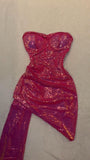 Sparkly Mermaid Sweetheart Sequin Short Homecoming Dress 22th Birthday Outfits HZ1024