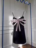 Unique A line Straps Satin Black Homecoming Dress 18th Birthday Outfits HZ1024